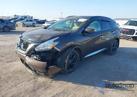 2017 Nissan Murano Sv из США, поврежденный, VIN 5N1AZ2MG9HN151703